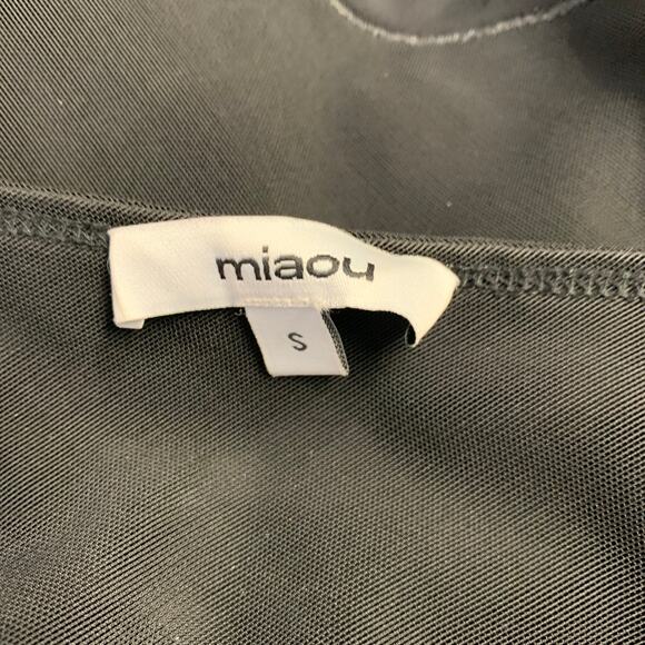 MIAOU Size S Black Spandex Knee Length Knee-Length Dress - Picture 6 of 7